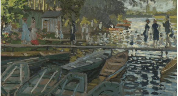 the bathers at Grenouille