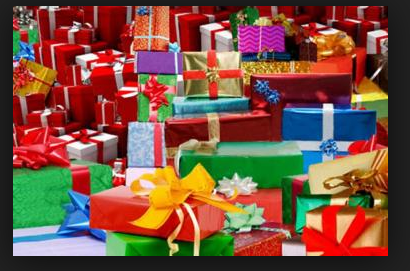 huge pile of gifts